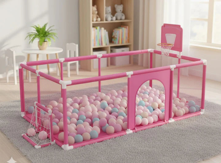 Parque Infantil y Corral - Espacio Seguro  y divertido para Bebés